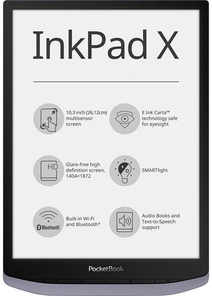 „PocketBook InkPad X“ išplės skaitymo horizontą