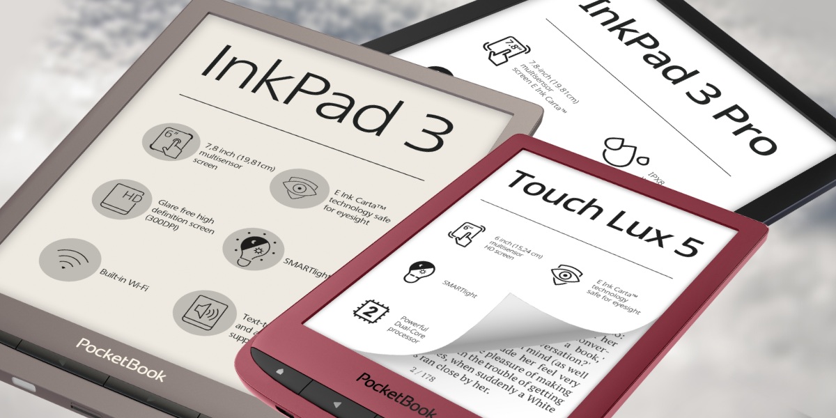 6.7 programinė įranga, skirta penkiems „PocketBook“ modeliams: geresnis garsas ir kiti patobulinimai