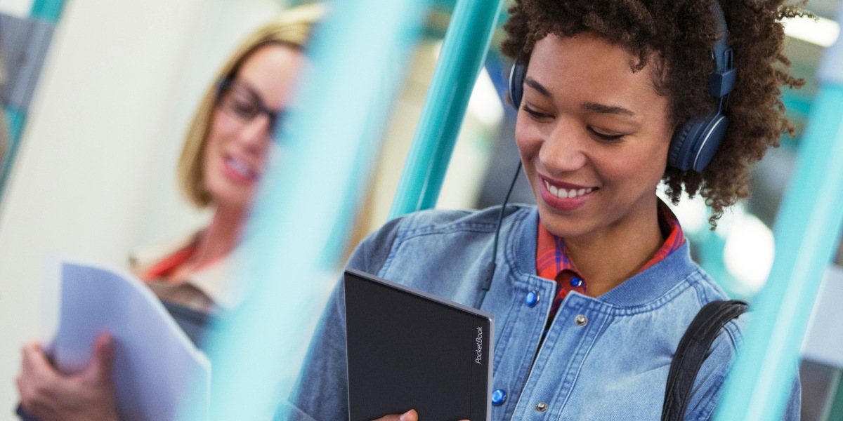 „PocketBook“ elektroninės skaityklės palaiko skaitmenines USB-C ausines